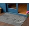 Homeroots 3' X 5' Black And Ivory Geometric Washable Indoor Outdoor Area Rug 596902 - alternate 1
