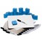 Charles Leonard Lapboard Classpack, 12in (1 ft) W x 9in (0.8 ft) Height, White Masonite Surface, Lap, 30 /, 60PK 35090 - alternate 2