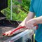 Libman Commercial Grill Brush W/Scraper, Brass, Red/Blk 528 - alternate 3