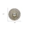 Homeroots 44" Antiqued Gold Sunburst Wood and Metal Framed Accent Mirror 489207 - alternate 3