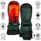Actionheat AA Battery Heated Mittens, Unisex, Forrest Green, One Size 810058850157 - alternate 3