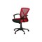 Monarch Specialties Office Chair, Adjustable Height, Swivel, Ergonomic, Armrests, Desk, Work, Red Mesh, Black Metal I 7357 - alternate 5