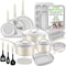 Nutrichef 20-Piece Non-Stick Bakeware and Cookware Set NCCW20SBG - alternate 1