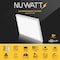 Nuwatt 2x2 LED Square Flat Surface Mount Panel Light, Dimmable, 2700K-5000K, 1500LM, 120-277V, 4PK NW-SM-2x2-40W-3CT-UV-4P - alternate 4
