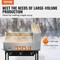 Vevor Maple Syrup Evaporator Pan 304 Stainless Steel with Valves and Thermometer ZFQ-132L-TB - alternate 4