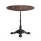 Flash Furniture 31.25" RND Outdoor Tabletop, Dark Brown, Seamless Surface Technology, 22.75x22.75 Black Bistro Base ST-RD31-WBR-SDAT2222-GG - alternate 6