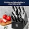 Henckels Solution 16-pc Self-Sharpening Knife Block Setand, Black 1010971 - alternate 6