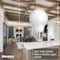 Bulbrite LED Filament, 5 Watt Dimmable A19 Light Bulb, Milky Glass Finish, E26 Base, 2700K 450 Lumens, 4PK 862070 - alternate 7