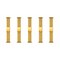 Elegani Stainless Steel Replacement Band with Clasp Compatible with Apple Watch 42mm, Yellow Gold B5LS-YGD-42mm - alternate 2