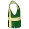 Dome75 Hi-Vis Safety Vest SM/MD Class Non-ANSI/Enhanced Visibility , Zipper 6 Pockets, 2 Mic Tab DV2183 - alternate 3