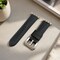 Elegani Nylon Band Compatible with Apple Watch 38mm, Black/Blue, Silver/Black/Rose Gold/Yellow Gold Buckle NLPAM-BLKBLU-38 - alternate 2