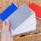 Bazic Products Ruled Index Cards with Ring, Assorted Poly Cover, 3" x 5", White, 100 Count, 1 Each, 6PK 522 - alternate 4