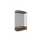 Ghent 76''H x 48''W x 20''D Edge Display Case 12'' Base w/ Harbor Back & Satin Frame 94LFHB-SN-CTK - alternate 1