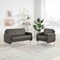 Office Star Armchair, Gray Seat, Gray Back, 26 in W 26 3/4 in L 33 1/2 in H, Polyurethane Seat SL5601-P52 - alternate 4