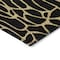 Homeroots 3' X 5' Black And Gold Geometric Washable Indoor Outdoor Area Rug 599178 - alternate 4