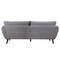 Homeroots 79" X 39" X 34" Gray Polyester Sofa 373997 - alternate 3