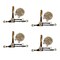 Mytee Products 3/8in 20ft G70 Chain 4 and Easy Binder Ratcheting Chain Load Binder 4 Transport Chains, 4PK 38CHEZx4 - alternate 3