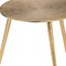 Homeroots 17" Gold Metal Round End Table 380712 - alternate 4