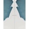 Sartodoors Modern Solid Double Hidden Door with Handle, Planum 0010 Primed with Silver Hidden Frame 56" x 80" PLANUM0010DHF-PR-56 x 80-RH-O - alternate 3
