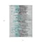 Homeroots 10' X 14' Teal Blue Charcoal And Silver Abstract Washable Indoor Outdoor Area Rug 582415 - alternate 5