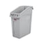 Rubbermaid SLIM JIM 13 GAL TRASH CAN GRAY SMFG2026695 - alternate 1