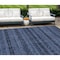 Homeroots 9' X 12' Navy Blue And Black Southwestern Washable Indoor Outdoor Area Rug 587552 - alternate 1
