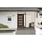 Vdomdoors Front Exterior Prehung Metal-Plastic Door, Manux 8113 Walnut, Side and Top Sidelite Transom, Office MANUX8113EXD-WLN-W32+16xH80+14-LH - alternate 1