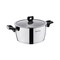 Korkmaz Nora 2 Piece 3.5 Liter Stainless Steel Casserole with Lid in Silver A2992 - alternate 1