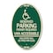 Signmission Connecticut Reserved Parking Permit Required , 12 In X 18 In Architectural, Heavy Gauge Aluminum A-OV-G-1218-24657 - alternate 1