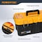 Powertec 16 Inch Tool Box with Trays, Lockable, Metal Latch, Organizer, Portable Storage for Tools 72119 - alternate 4