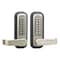 Lockey Mechanical Keyless Lever Lock With Passage Double Combination Satin Chrome 2835-DC-SC - alternate 4