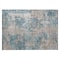 Homeroots 2' X 3' Teal and Taupe Abstract Washable Non Skid Indoor Outdoor Area Rug 564287 - alternate 5