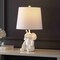 Jonathan Y Kairi 21" Modern Shabby Chic Resin/Iron Happy Elephant LED Kids' Table Lamp with Phone Stand, White JYL4060A - alternate 6