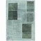 Homeroots 3' X 5' Teal Blue And Gray Geometric Washable Indoor Outdoor Area Rug 631939 - alternate 4