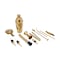Picnic Time Family Of Brands Carousel Lazy Susan Bar Set, Acacia Wood and Gold 673-02-508-000-0 - alternate 3