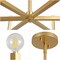 Jonathan Y Darcy 35" 6-Light Grand Modern Industrial Adjustable Geometric Architectural Square-Arm Candle-Style JYL9561A - alternate 3