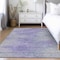 Homeroots 9' X 12' Plum And Purple Abstract Washable Indoor Outdoor Area Rug 587222 - alternate 5