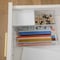 Martha Stewart Brody Clear Plastic Storage Organizer Bins W/ White Engineered Wood Lids, SM-x2/MED-x1 BE-PB3316-WD-3-CL-WH-MS - alternate 5