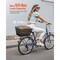 Vevor Rear Bike Basket Wire Mesh Bicycle Basket with Cargo Net Waterproof Cover TX-SS-04 - alternate 4