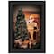 Homeroots Naughty Or Nice Black Framed Print Wall Art 529795 - alternate 2