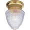 Boston Harbor Ceiling Light Fixture, 0.5 A, 120 V, 60 W, 1-Lamp, A19 or CFL Lamp, Metal Fixture RF-F-013-PB-3L - alternate 1
