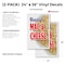 Signmission Homemade Mac & Cheese, Vinyl Decals Only 24 Inch x 36 Inch, Vinyl Decal, 2PK DSB-2436-2PACK-Homemade Mac & Cheese - alternate 2