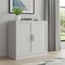 Homeroots 31in White Wood Accent Cabinet 693398 - alternate 4