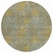 Homeroots 8' Gray Lime Green And Silver Round Polka Dot Washable Indoor Outdoor Area Rug 614679 - alternate 2