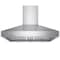 Victory 48-Inch 750 CFM Wall Mount Range Hood in Stainless Steel, Baffle Filters, Dimmable LED Lights Twister-48 - alternate 1