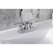 Kingston Brass Double-Handle 4" Centerset Bathroom Faucet with Pop-Up Drain, Polished Chrome FB5611CML - alternate 4