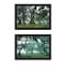 Homeroots Set Of Two Enchanted Forest 4 Black Framed Print Wall Art, 2PK 408034 - alternate 1