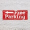 Signmission Free parking Left, 24 Inch x 72 Inch, Vinyl Banner B-72-30644 - alternate 3