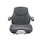 Uni Pro 731 Seat Top Assembly, With Armrests, Black/Gray Fabric 8374 - alternate 5