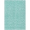 Homeroots 5' X 8' Teal Blue And Ivory Floral Washable Indoor Outdoor Area Rug 581883 - alternate 7